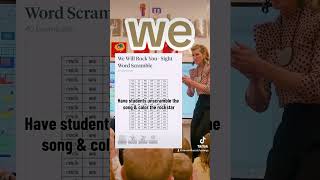 Sight Word “we” song [upl. by Nordgren]