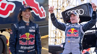 Las VICTORIAS de CARLOS SAINZ y CRISTINA GUTIÉRREZ en el Dakar 2024 [upl. by Elwee702]