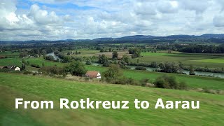 From Rotkreuz to Aarau S 26 railway [upl. by Ahsekim20]