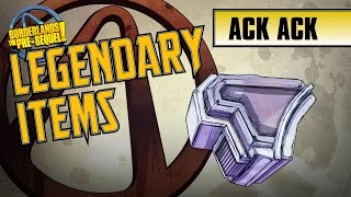 BORDERLANDS the PreSequel  Ack Ack Legendary Item Guide [upl. by Allertse323]