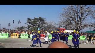 Army Day 2024 Sikh Regiment perform GatkaA traditional Sikh Martial Art at Shimla [upl. by Aisined]