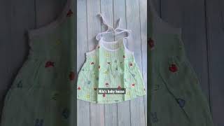 Organic muslin cloth  Baby cloth baby shorts shortvideo clothing dress chennai trend viral [upl. by Ynohta]