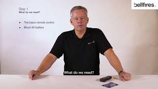 How to Replace the batteries in the black remote control [upl. by Reinwald855]