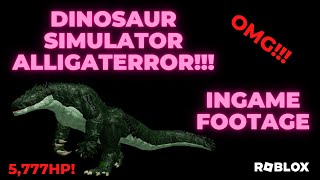 Investigating The Devsaur Aligaterror  Dinosaur Simulator  Roblox [upl. by Chud]