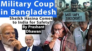 Military Takeover in Bangladesh  Sheikh Hasina Comes to India for Safety  Bad News for India [upl. by Octavla]