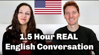 15 HOUR English Conversation Lesson [upl. by Aerdnaid293]