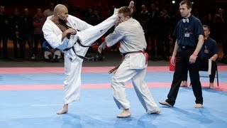 International Kyokushin Challenge  Audric DROGOUL France Vs Alejandro NAVARRO Espagne [upl. by Alicirp]