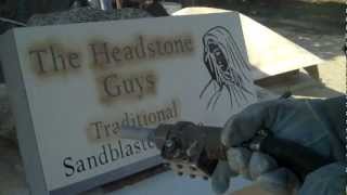 Traditional Sandblasting PERFECT Headstones [upl. by Dupre]