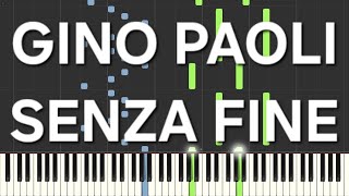 gino paolisenza finerallentatoslowpiano facile easy tutorial [upl. by Hewitt]