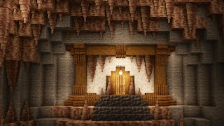 Minecraft  How to Build a Starter Dripstone Cave Base [upl. by Grunberg700]