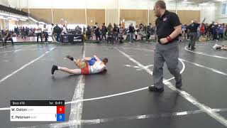 48 Kg Round Of 16 Weston Dalton Unattached Vs Ethan Peterson OKRTC [upl. by Pozzy]