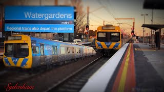 Few Sparks at Watergardens Station Sydenham Melbourne [upl. by Nylarat19]