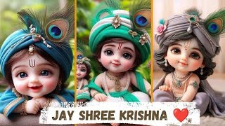 Cute Littil Krishna Beautiful wallpapers Dp Images Pics  Lord Bal Krishna Dpz Photos krishna [upl. by Addiego]