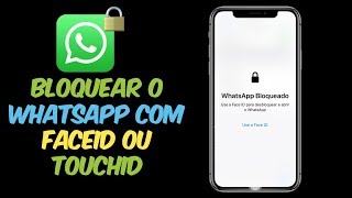 Agora vc pode bloquear o WhatsApp com FaceID ou TouchID no seu iPhone Veja como Funciona [upl. by Ahsercel771]