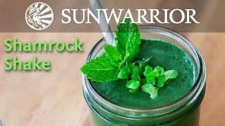 Minty Shamrock Green Smoothie Recipe  Jason Wrobel  Sunwarrior [upl. by Nyrol]