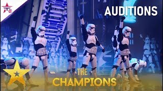 Boogie Storm Dancing Stormtroopers SHOCK Again And Do Fortnite Dance BGT The Champions [upl. by Cordier897]