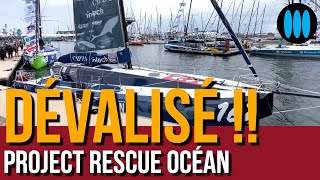 Route du Rhum 2022  le stand Project Rescue Ocean Uship dévalisé [upl. by Anitsim]