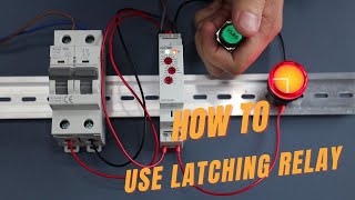 09 How to use a latching relay GRT8M1 Imode  Geya Electric [upl. by Erminna]