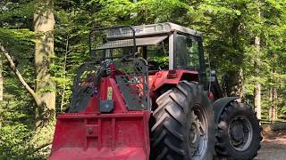 Massey 2685 et treuil krpan 85EH 2 [upl. by Sivahc88]