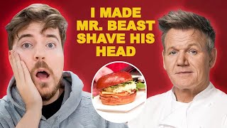 The Gordon Ramsay Sandwich That Made MrBeast Shave His Head  Scrambled [upl. by Uolymme]