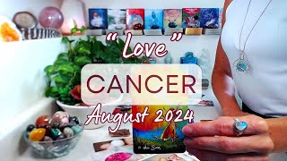 CANCER quotLOVEquot August 2024 Navigating Through These Twists amp Turns With Confidence amp Awareness [upl. by Melamed]