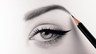 How to Draw Realistic Eyebrows  narrated [upl. by Dleifniw]