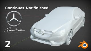 Mercedes Benz E 250 Coupe AMG 3D Car Modeling Timelapse  Part 2 blender blender3d modeling amg [upl. by Anivlac728]