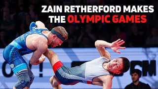 Zain Retherford Dominates Niurgun Skriabin To Make The 2024 Olympic Games [upl. by Nosnev]