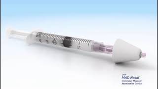 How Teleflex MAD Nasal Intranasal Mucosal Atomization Device Works [upl. by Aleacin]