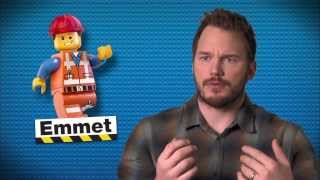 The Lego Movie Chris Pratt quotEmmetquot On Set Movie Interview  ScreenSlam [upl. by Eltsyrc557]