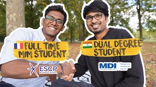 ESCP x MDI Gurgaon Dual Degree Student  Challenges Benefits amp Expenses [upl. by Ydnor]