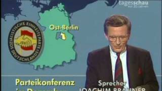 Tagesschau vom 9 November 1989 [upl. by Popele939]