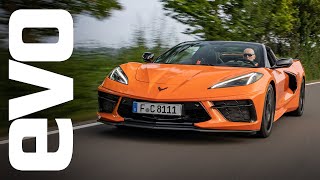 Chevrolet Corvette C8 Convertible  evo REVIEW [upl. by Gaddi]