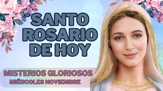 Santo Rosario Corto de hoy Miércoles 6 de Noviembre 🙏🏻Misterios Gloriosos 🌷Paz de Colombia 🕊️ [upl. by Tandy30]