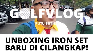 GOLFVLOG  Unboxing Iron Set Baru [upl. by Ardnosal]