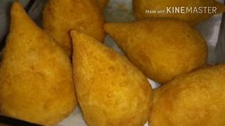 COMO FAZER COXINHA COM MASSA DE BATATA [upl. by Rockafellow874]