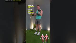 Dumbbell Burpee Exercise Combo Push Up Burpee With Bicep Curl  LiveLeanTV [upl. by Templeton]