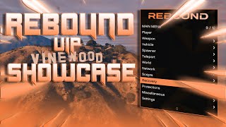 UPDATED REBOUND VIP MOD MENU SHOWCASE  GTA ONLINE [upl. by Diantha597]