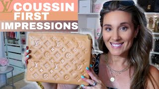 LV COUSSIN PM FIRST IMPRESSIONS  WHAT FITS PROS CONS MOD SHOTS [upl. by Vergos]