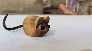 Crafting a Wooden Rat DIY Guide to Making Your Own Adorable Rodent Sculpture [upl. by Gadmann]