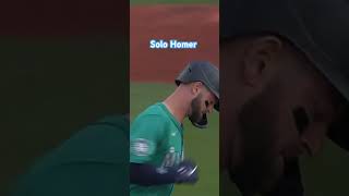 Mitch Hanigers 11th home run baseball mariners [upl. by Llertnad210]