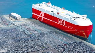 Life Inside Massive Car Carrier Ship How the Worlds Largest Car Carrier Carrying 15 Million Cars [upl. by Attolrahc861]