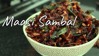 MAASI SAMBAL  How to make maasi sambal at home  srilankan Muslims Traditional Food Recipe [upl. by Hollerman97]