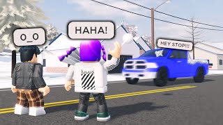 Snowball Fight Turns Into Arrest He Got So Mad Roblox [upl. by Bollinger]