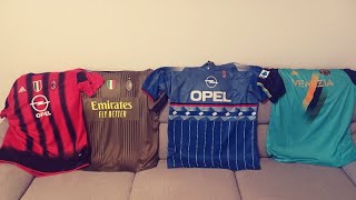 MAGLIE DA CALCIO  LA MIA COLLEZIONE [upl. by Teeniv]