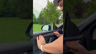 🔥🔥 Adding Alcantara to a Tesla Model 3 and Y 🔥🔥 teslaaccessories tesla modely model3 [upl. by Leopoldeen]