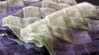 Learn to Knit Entrelac Part Two [upl. by Antoinetta]