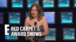 Favorite Dramatic Movie Actress is Dakota Johnson  E Peoples Choice Awards [upl. by Shiff]