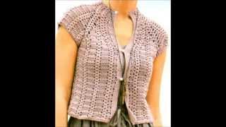 how to crochet shrug bolero free pattern for beginners  ganchillo bolerocrochê bolero [upl. by Boffa106]