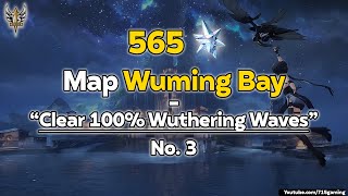 Map Wuming Bay Clear 100 565 Astrite 310 map Wuthering Waves wutheringwaves kurogames [upl. by Notlrak]